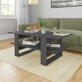 thumbnail image 6 of vidaXL Coffee Table Accent End Side Sofa Table with Storage Engineered Wood, 6 of 16