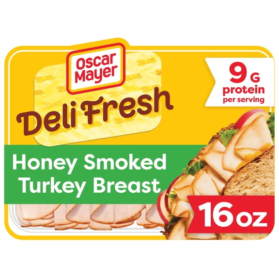 Oscar Mayer Deli Fresh Honey Smoked Turkey Breast, 16 oz Family Pack