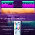 thumbnail image 4 of Luces inteligentes para debajo del armario, 10 unidades RGB, con Alexa y Google, 4 of 7