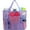 A-Purple, variant on Mesh Beach Bag, Large Beach Tote with Zipper Pocket for Family Pool Bag for Toys & Vacation Essentials