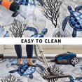 thumbnail image 5 of Coastal Sea Turtles Outdoor Rug for Patio/Deck/Porch, Non-Slip Large Area Rug 3 x 5 Ft, Blue Summer Coral Ocean Beach Anchor Indoor Outdoor Rugs Washable Area Rugs, Camping Rug Carpet Runner, 5 of 8