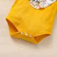 thumbnail image 6 of LMTODLFG Baby Boy Clothes Baby Girls Romper Ruffles Bodysuit+Floral Printed Pants Headbands Outfits Toddler Tshirts Boys 2T Yellow 12-18 Months, 6 of 9