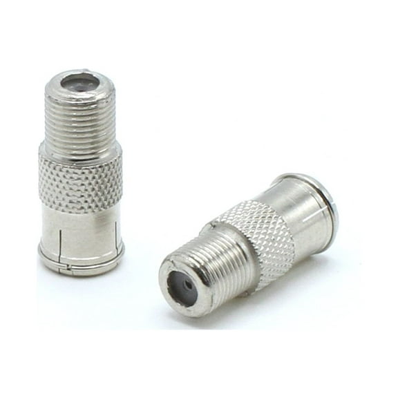 THE CIMPLE CO - Coax Cable RG6 Compression Connectors - Push On Coaxial F Connector - 100 Pack
