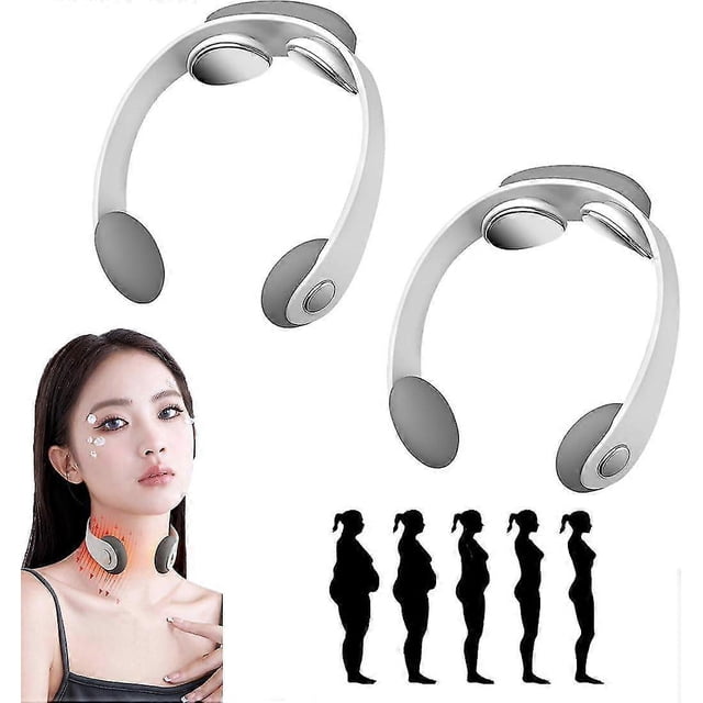 Ultrasonic Lymphatic Drainage Massager, Portable Lymphatic Soothing Neck Device, Ems Neck Acupuncture Point Lymphatic Vitality Massager