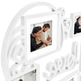thumbnail image 7 of Heart Shaped Family Photo Frame Collage Display Three 4x6 Photos White, 7 of 7