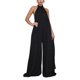 thumbnail image 1 of VISgogo Mono sin mangas con cuello halter para mujer con pierna ancha Color sólido Ropa de verano fresca sin espalda VISgogo moda, 1 of 9