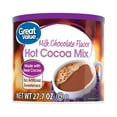 thumbnail image 2 of (3 pack) Great Value Milk Chocolate Hot Cocoa Drink Mix, 27 oz Canister, 2 of 10