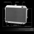 thumbnail image 2 of DNA Motoring RA-CHARGER66-3 For 1968 to 1974 Dodge Charger/Challenger Full Aluminum 3-Row Racing Radiator, 2 of 5