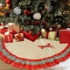 thumbnail image 5 of 100cm/39.37inches Christmas Tree Skirt Round Merry Xmas Decor Rugs For Living Room Bedroom Carpet Printing Mats Christmas Tree Skirt Mat, 5 of 6