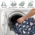 thumbnail image 4 of Princess and Carriage Blue Pattern Soft Sherpa Fleece Throw Blanket, Warm Cozy Plush Blanket for Sofa Bed Couch, All Season, 60"x80", 4 of 5