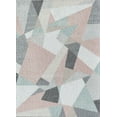 thumbnail image 2 of Rugs America Mika MO60A Milkshake Geometric Contemporary Pink Area Rug, 8'x10', 2 of 7