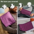 thumbnail image 3 of Paquetes de hielo Sherpa Therapy, grandes, reutilizables, color morado, 3 of 8
