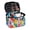 Abstract Tulip Print, variant on POLERO Polyester Makeup Bag with Roomy Pocket, Salamander Floral Design Portable Make up Organizer for Travel Outdoor Camping Trips