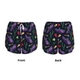 thumbnail image 3 of Gukieu Colorful Vintage Cactuses Print Women's Sports Shorts with Drawstring Elastic Waistband for Running, Yoga, Fitness-Medium, 3 of 7