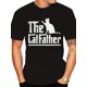 thumbnail image 3 of Camiseta con estampado 3D de gato para hombre, de mezcla de algodón, cuello redondo, informal, para todo tipo de clima, ligera y elástica, corte regular, ideal para amantes de los gatos. Estilo urbano, 3 of 6