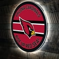 thumbnail image 5 of Arizona Cardinals 15" Round LED Lit Wall Sign, 5 of 5