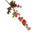 thumbnail image 1 of Bewildely Navidad artificial bayas rojas pequeña espuma fresca fruta falsa simulación hogar Navidad fiesta DIY accesorios de decoración Kits de decoración para fiestas rojo Bewildely JJ16241-02, 1 of 6
