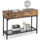 thumbnail image 5 of Costway Mesa de Consola Industrial para Espacios Pequeños, Mesa Larga para Detrás del Sofá, Mesa Estrecha para Entrada o Pasillo con Marco de Metal, Mesa para la Sala de Estar/Comedor/Cocina, 5 of 5