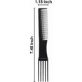thumbnail image 2 of 3-Pack Styling Combs with Double-Ended Rake and Fork Prongs for Hair Lifting and Shaping, 2 of 5