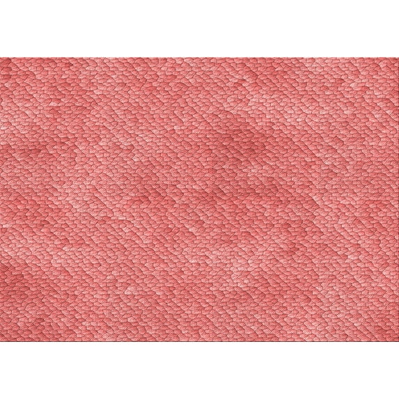 Ahgly Company Machine Washable Indoor Rectangle Transitional Fire Engine Red Area Rugs, 2' x 3'