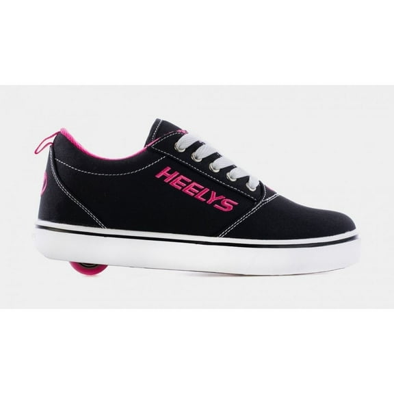 HEELYS Unisex Kids Pro 20 Wheeled Shoe Black/White/Pink - HE100760H 8 BLACK/WHITE/PINK