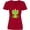 True Red, variant on Inktastic Frog Prince, Green Frog, Frog With A Crown Women's V-Neck T-Shirt
