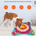 thumbnail image 5 of Dog Snuffle Mat, Dog Training Mat Dog Puzzle Toys Dig Mat Slow Feeding Toy Dog Sniffing Mat Foldable Blanket (70 * 70 cm), 5 of 5