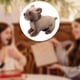 thumbnail image 1 of Lindo juguete de peluche de perro para abrazar, juguete de dibujos animados divertido para niños, adornos decorativos para sofá, juguete de peluche de 20 centímetros, 1 of 9