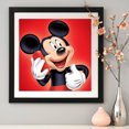 thumbnail image 3 of Cuadros Decorativos Pintura de diamante redondo de Mickey Mouse de dibujos animados DIY Likrtyny embutido en tela, 3 of 9