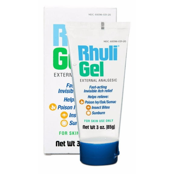 1 Tube of Rhuli Gel (original Formula) Fast Acting Invisible Itch Relief Gel 3oz