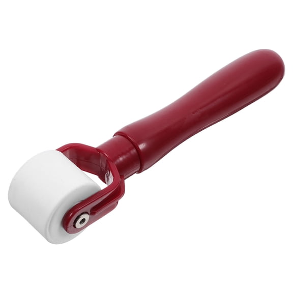 TABLZONE Screen Roller Tool in Dark Red for Vinyl Flooring and Wallcovering Projects