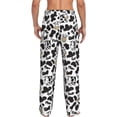 thumbnail image 7 of Salouo Cow Print Pajama Pants for Men, Lounge Pants Elastic Waistband Casual Men's sleepwear Loungewear Sleep Pajama Pant -Small, 7 of 7