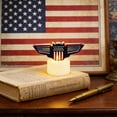 thumbnail image 4 of 3 Pcs Lampe Bougie de la Fête de l'Indépendance, Kadlawus Lampe Bougie de la Fête de l'Indépendance, Veilleuse Patriotique pour Chambre, Lumières Décoratives Rouges Blanches Bleues, Lampe de Table à Piles pour Fête, Guirlande Chapeau Étoilé, 4 of 6