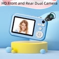 thumbnail image 5 of Oggfader Digital Camera for Kids 10-12 Digital High-definition 40MP 2.4 Inch Large Screen Student Party High-definition Retro Campus Portable Children's Small Camera With Bracket,Blue, 5 of 9