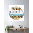 thumbnail image 2 of Family Vacation Poster Wall Art, Modern Wall Decor, 24x24 UNFRAMED, 2 of 3