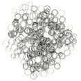 thumbnail image 2 of (3 pack) Cousin DIY Metal Split Ring Assortment, 4mm, 6mm, and 8mm, 240 Piece, Silver Finish, 2 of 8