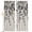 Gray, variant on Brown Orange Eucalyptus Blackout Curtains for Bedroom/Living Room, Pinch Pleated Black Out Curtains, Farmhouse Weeping Leaves Linen Room Darkening Window Drapes with Hooks 2 Panels, 39"x70"