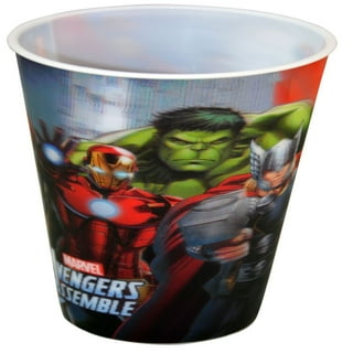 Store Avengers Comic Heroes 3D Figurine Lid Tumbler With Straw Multicolor  360 ml, Wholesale