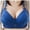 Blue, variant on Front Closure Women's Bra Push Up Wireless Bras for Women Breathable Comfortable Underwear