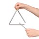 thumbnail image 5 of Campana de triángulo Triángulo de campana triangular de 6 pulgadas con mazo de metal. idiófono. percusión de acero. niños pequeños. ritmo de aprendizaje. educación temprana. instrumento musical. percu Maboto  Campana de triángulo, 5 of 6