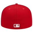 thumbnail image 4 of Men's New Era Red Toronto Blue Jays Logo 59FIFTY Fitted Hat, 4 of 6