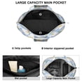 thumbnail image 2 of Daisy Women's Large Weekend Travel Bag Moving Canvas Handbag Thick Double Layer Beach Weekend Travel Unisex Hospital Maternity Delivery with Toiletry Waterproof, 2 of 5