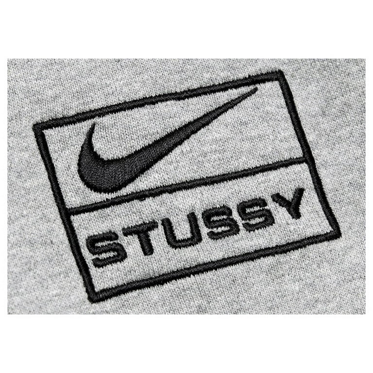 Nike Men's x Stussy Crew Fleece Grey, from StockX - Walmart.com
