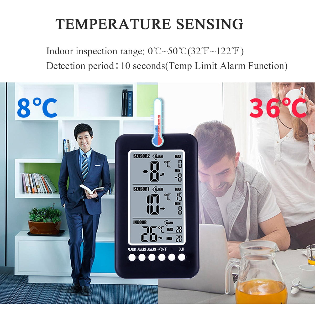 wired server room thermometer with alarm wired server room thermometer with alarm