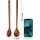 thumbnail image 2 of Cucharas de madera de 6 piezas, cucharas de mezcla de estilo coreano de 13 "de largo para cocinar, cuchara de mesa ecológica BANYUO Hogar, 2 of 5
