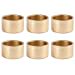 thumbnail image 3 of Design Imports Gold Round Painted Acrylic Napkin Ring Set of 6, 3 of 5