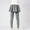 Style1-Gray girls pants, variant on Girls Skirted Leggings Elastic Waist Stretchy Soft Capri Pants Tulle Hem Athletic Gym Bottoms School Uniform pants 4-13 Years