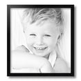 thumbnail image 2 of ArtToFrames 14x15 inch Satin Black Short Picture Frame, Black Wood Poster Frame (1416), 2 of 8