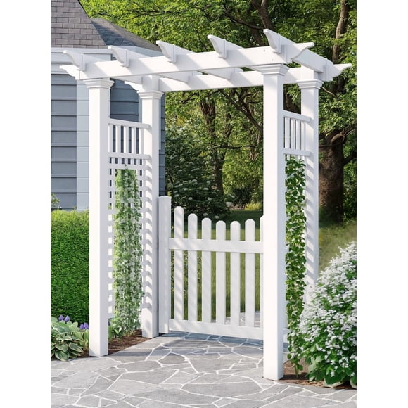 Vita Arbor Fairfield Classique avec Porte, Vinyle Blanc, VA84260