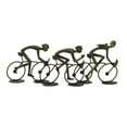 thumbnail image 5 of 20" x 8" Bronze Polystone People Sculpture with Bike, by DecMode, 5 of 8